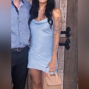 Light Blue Mini Dress Altard state